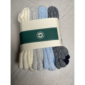 Northeast Outfitters Adult Cushioned Hiking Crew Socks 4pk Men’s Shoe Sz 4-8 R1